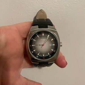 Timex Silver and Black Smartwatch